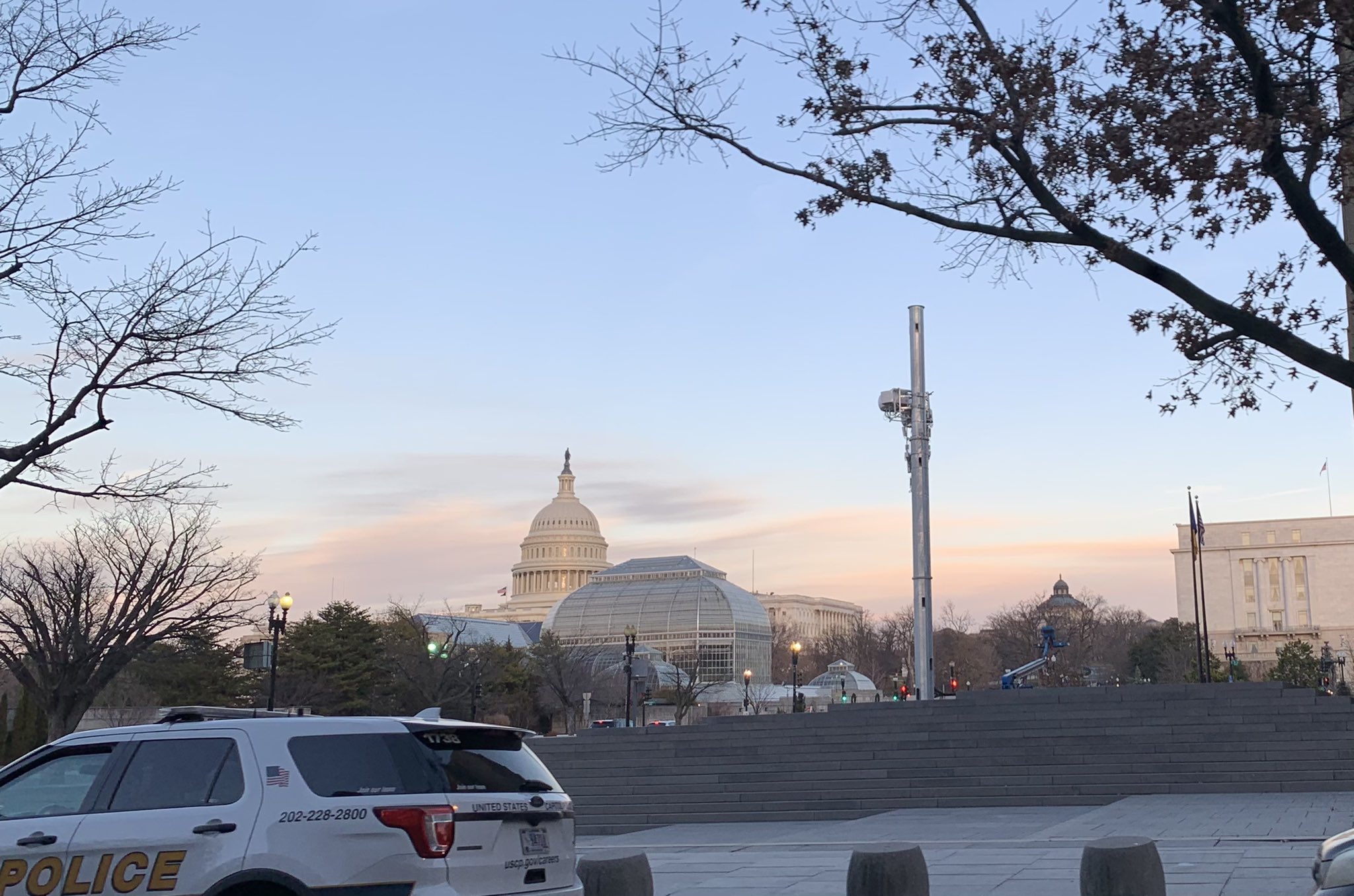 What exactly are those towers popping up on the National Mall?